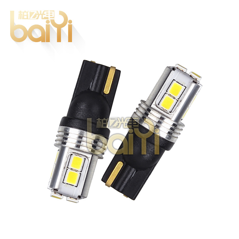 LED Width Light Bulb T10 3030 10SMD, 12V Plug and Play - 1