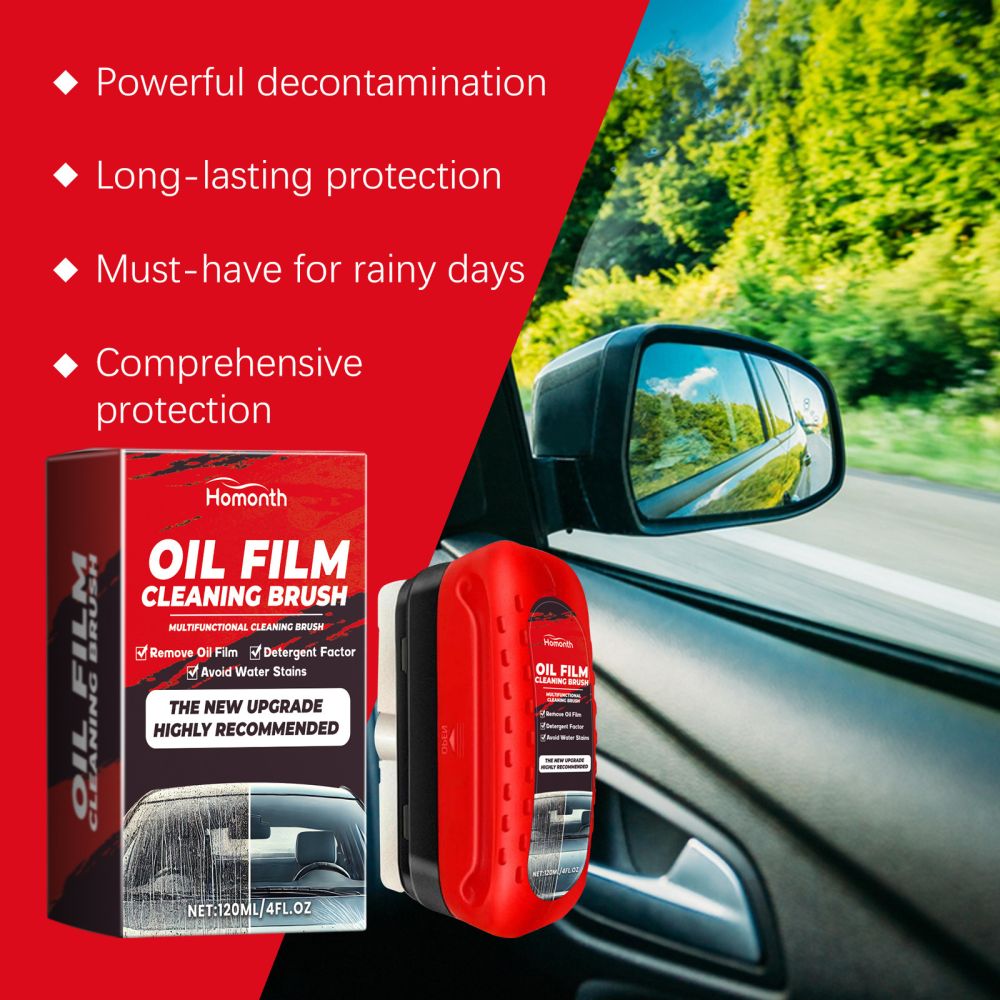 Windshield Oil Film Remover and Decontamination Cleaner - 1