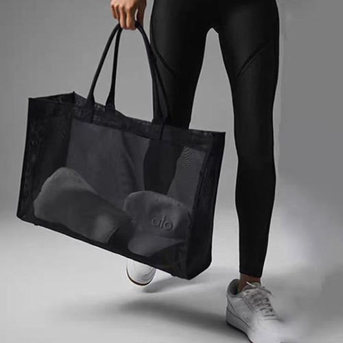 Trendy bags, crossbody bags, women's transparent mesh bags, Korean style sports bags, yoga sports bags, women's bags, travel shoulder bags - 3