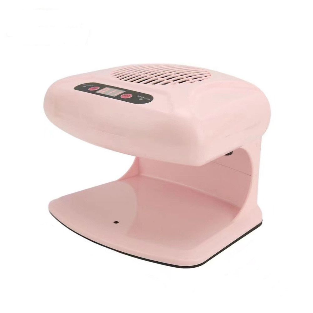 Sensor nail polish dryer with hot and cold air function