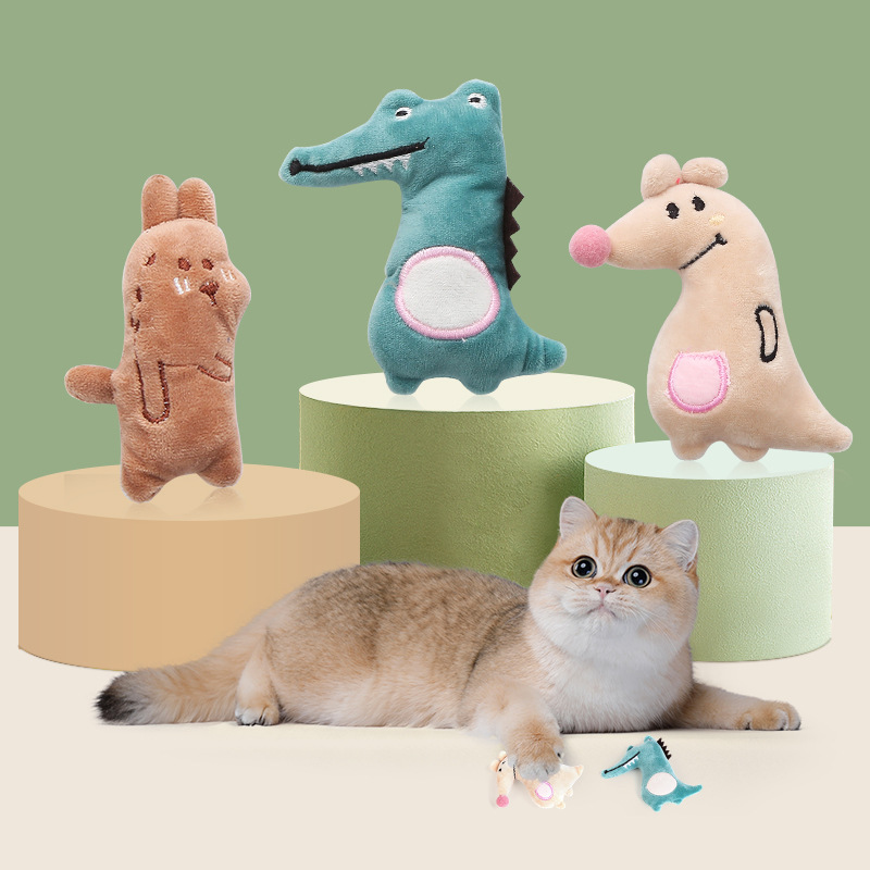 Plüsch-Cartoon-Katzenspielzeug, weich und waschbar - 1