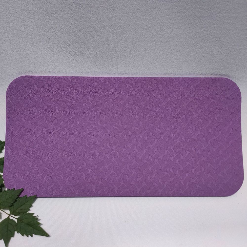 TPE-Yogamatte für Damen, verdickt und verbreitert mit Kniematte, flache Anfänger-Kniematte, Heim-Herren-Fitness-Bodenmatte, Großhandel - 13