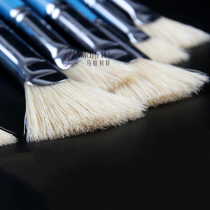 Magritte Art Brush Set, Gouache Fan Brushes