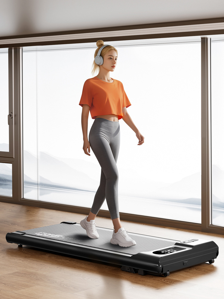 2-in-1 Electric Treadmill with Body Shaping Machine, Ultra-Quiet Home Use - 1