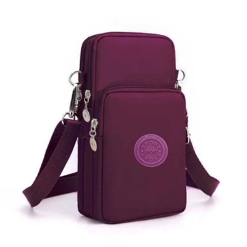 Women's Oxford Cloth Crossbody Mini Phone Bag