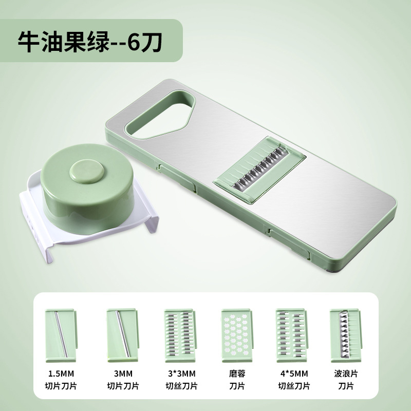 Home type potato grater stainless steel multifunctional vegetable chopper kitchen vegetable cutting tool grater - 11