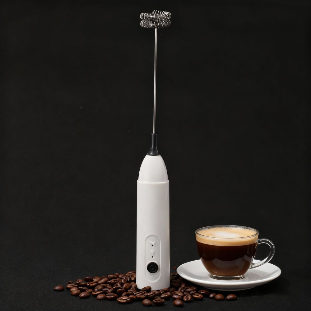 Kabelloses elektrisches Milchaufschäumer mini Kaffee Milchaufschäumer Haus Milchaufschäumer Hand elektrischer Eierbeater - 4