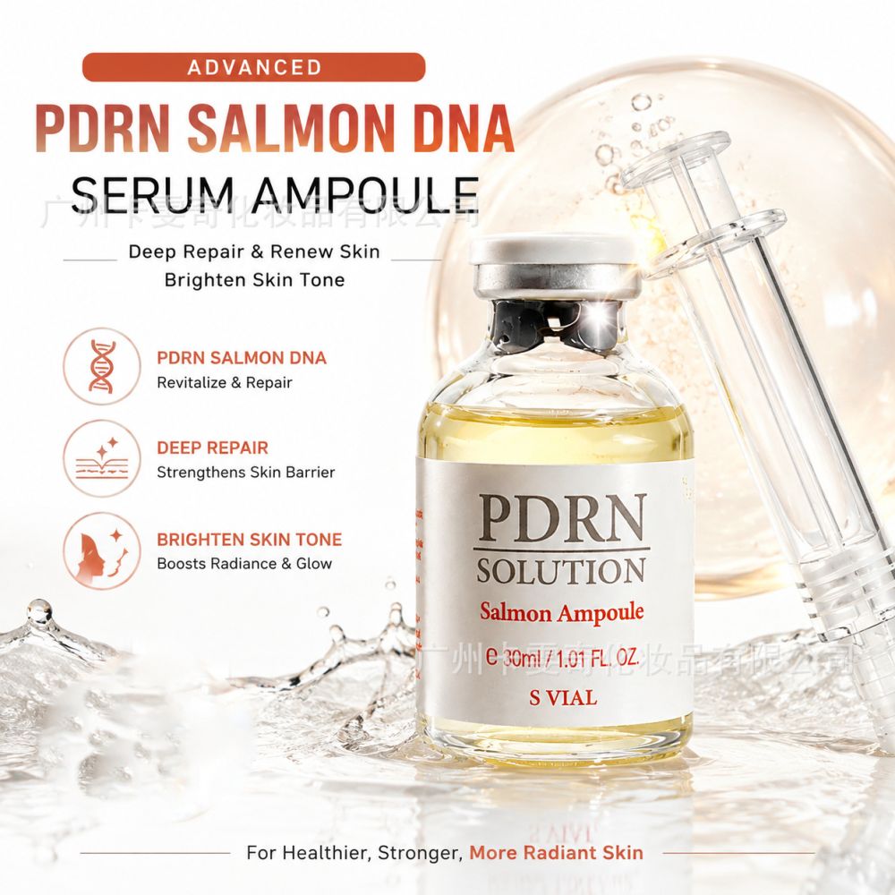 Anti-Wrinkle Salmon Ampoule Serum with Stem Cell, Firming