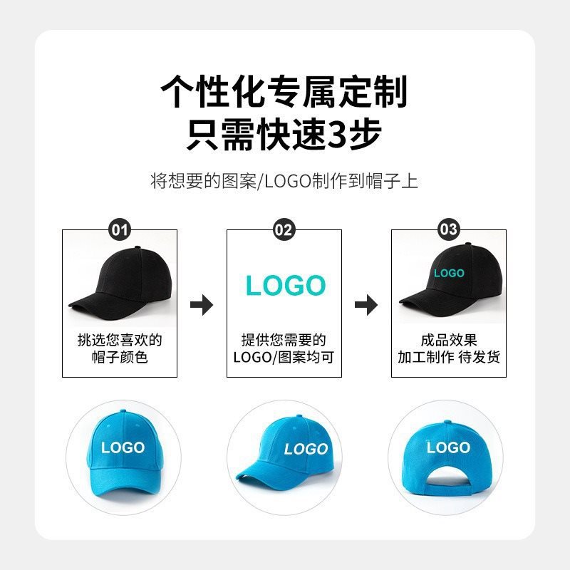 Wholesale Baseballmützen Sonnenschutzmützen mit Druck Geschenkaktivitäten bedruckt LOGO Werbung Werbekappe Schirmmütze - 2