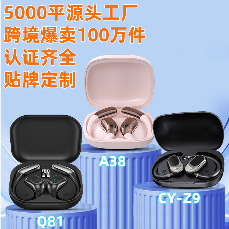 Bluetooth kabelloses Headset KI-Übersetzungs-Kopfhörer Over-Ear mit ultralanger Akkulaufzeit, großer Batterie In-Ear freies kabelloses Bluetooth-Headset