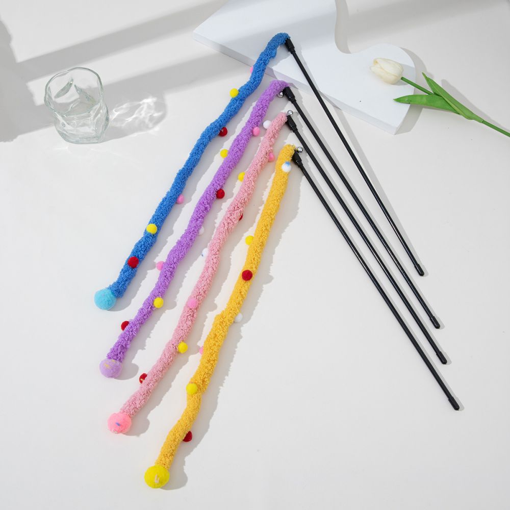 Customizable Plastic Cat Teaser Wand