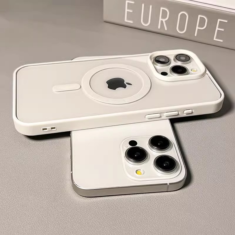 Недорогой прозрачный магнитный чехол для iPhone 18 Pro Max, Apple 17 с полным покрытием, противоударный силиконовый однотонный защитный чехол