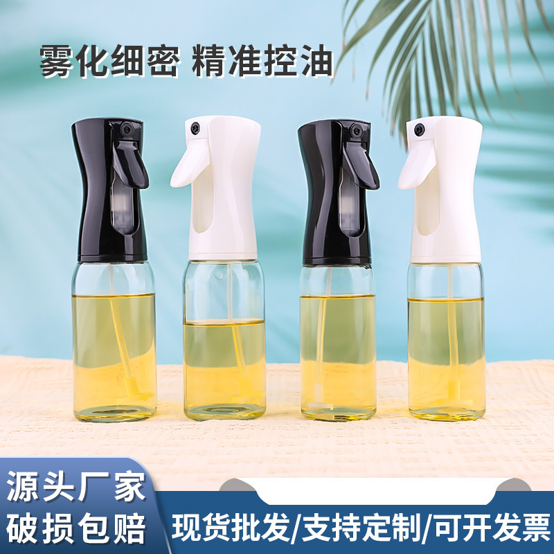 Wholesale Glass Oil Spray Bottle BBQ Steak Frying Oil Control Pot Olive Oil Cooking Oil Vinegar Multi-function Oil Spray Bottle