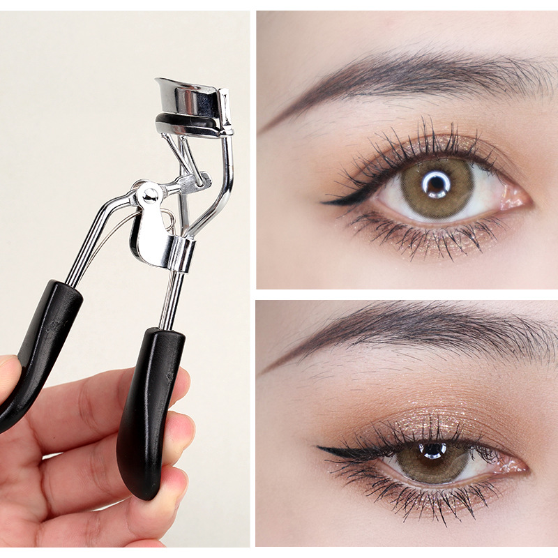 GECOMO Wimpernzange, Wimpernlocke langanhaltend, Wimpernbiegerin für Anfänger, Edelstahl, Mini-Tragbares Make-up-Werkzeug