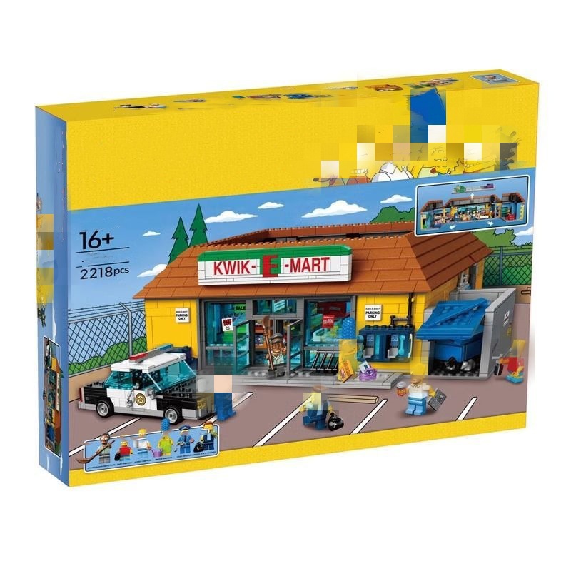 11016 Simpsons Supermarkt-Modell Bausatz, Kleinteile, X19044