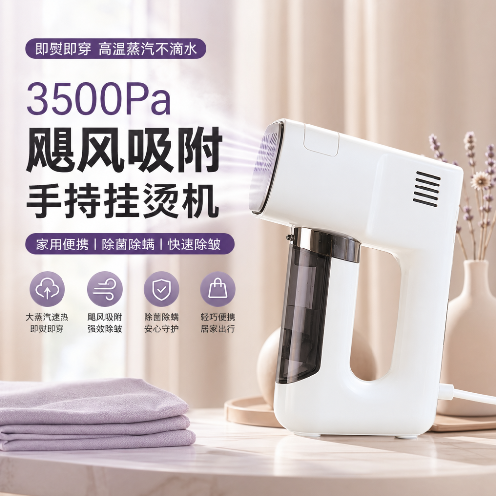 2026新款手持挂烫机吸烫机家用电熨斗吸附式挂烫机蒸汽吸烫机