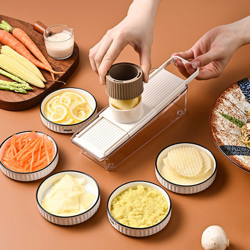 Mini-Gemüseschneider, Kartoffelreibe, Handschutz, Küchenutensil