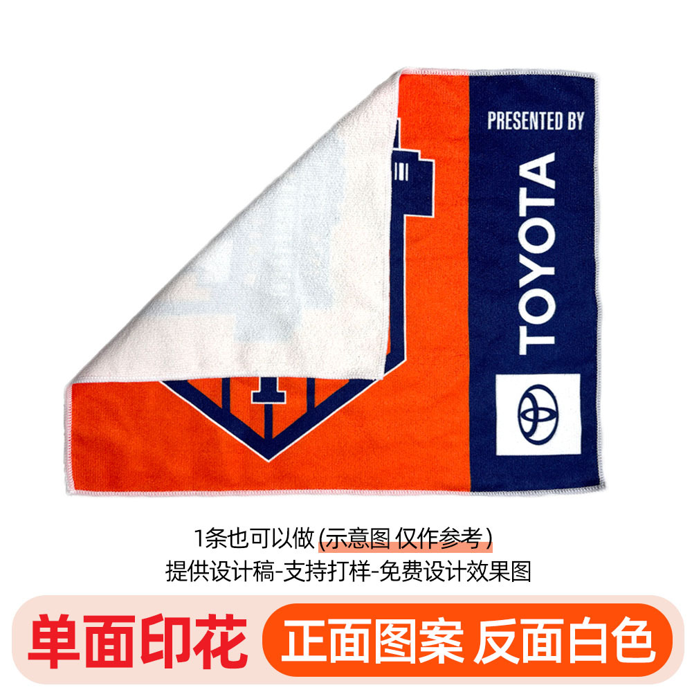 Mikrofiber baskılı ralli havlusu, özelleştirilmiş dış ticaret spor etkinliği destek plaj havlusu, tamamen polyester ısı transfer havlusu - 7