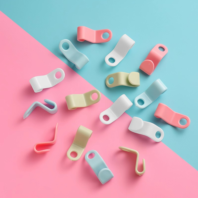 Fashion Thick Plastic Stackable Hanger Connector Hook