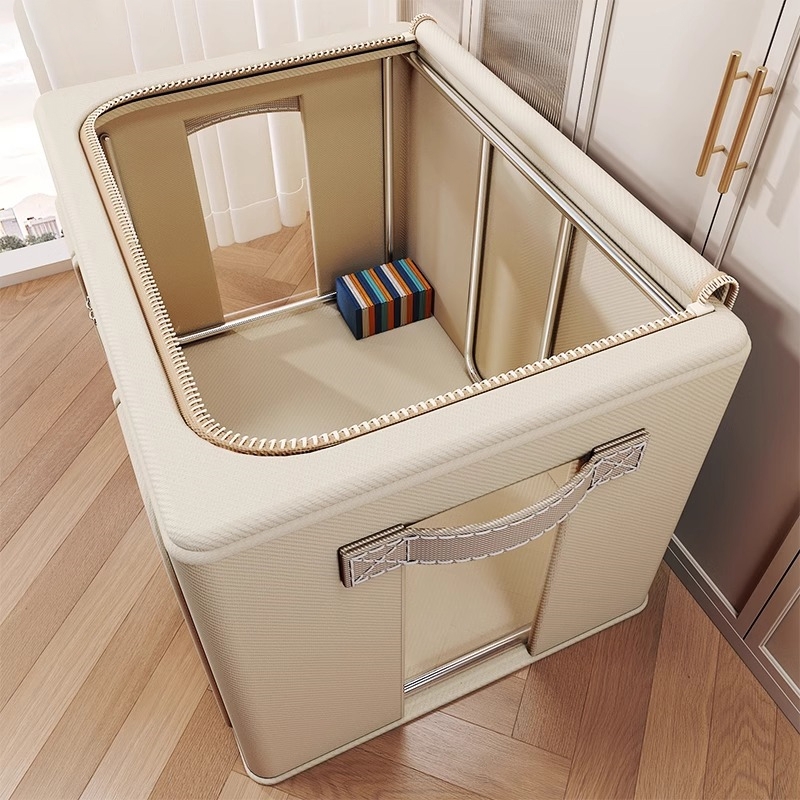 Clothing storage box, large capacity, for quilts and garments