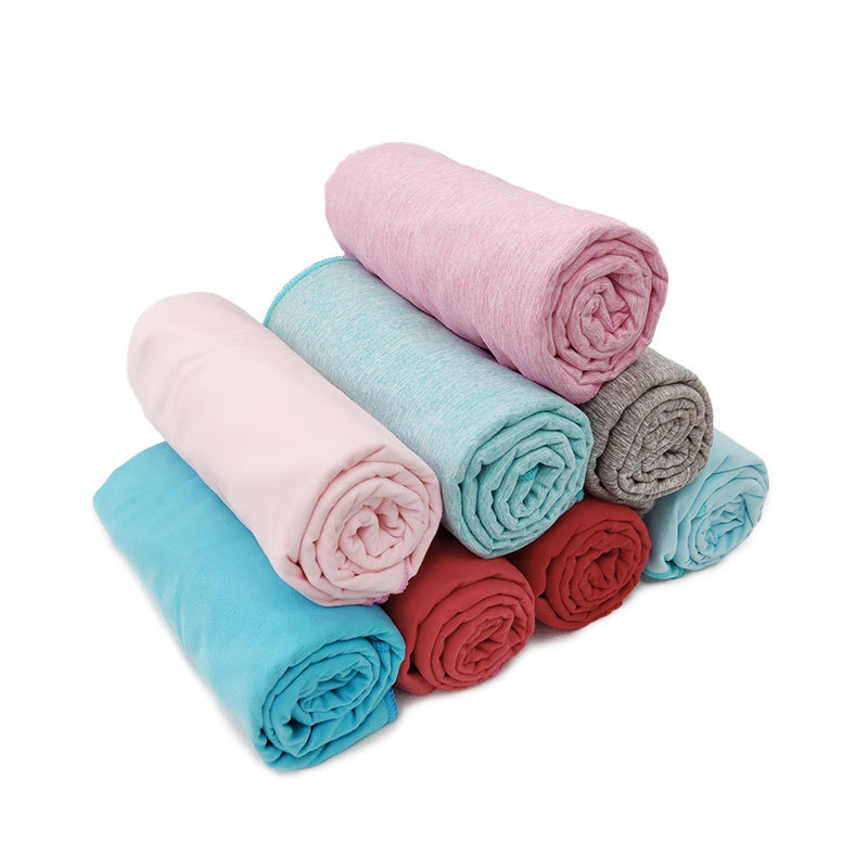 Dış ticaret çift taraflı kadife çabuk kuruyan spor havlusu ter emici plaj banyo havlusu mikrofiber üretimi küçük toplu üretici toptan - 6