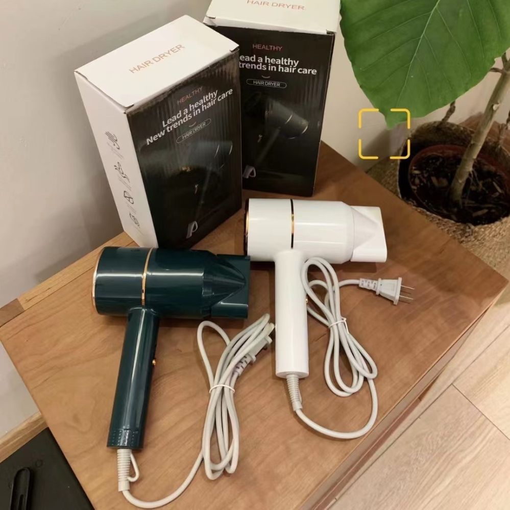 Sabit Sıcaklıklı Negatif İyonlu Mavi Işıklı Saç Kurutma Makinesi