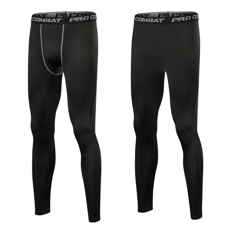 PRO Herren Sportstrumpfhose, hochelastisch, schnelltrocknend, für Basketball und Laufen