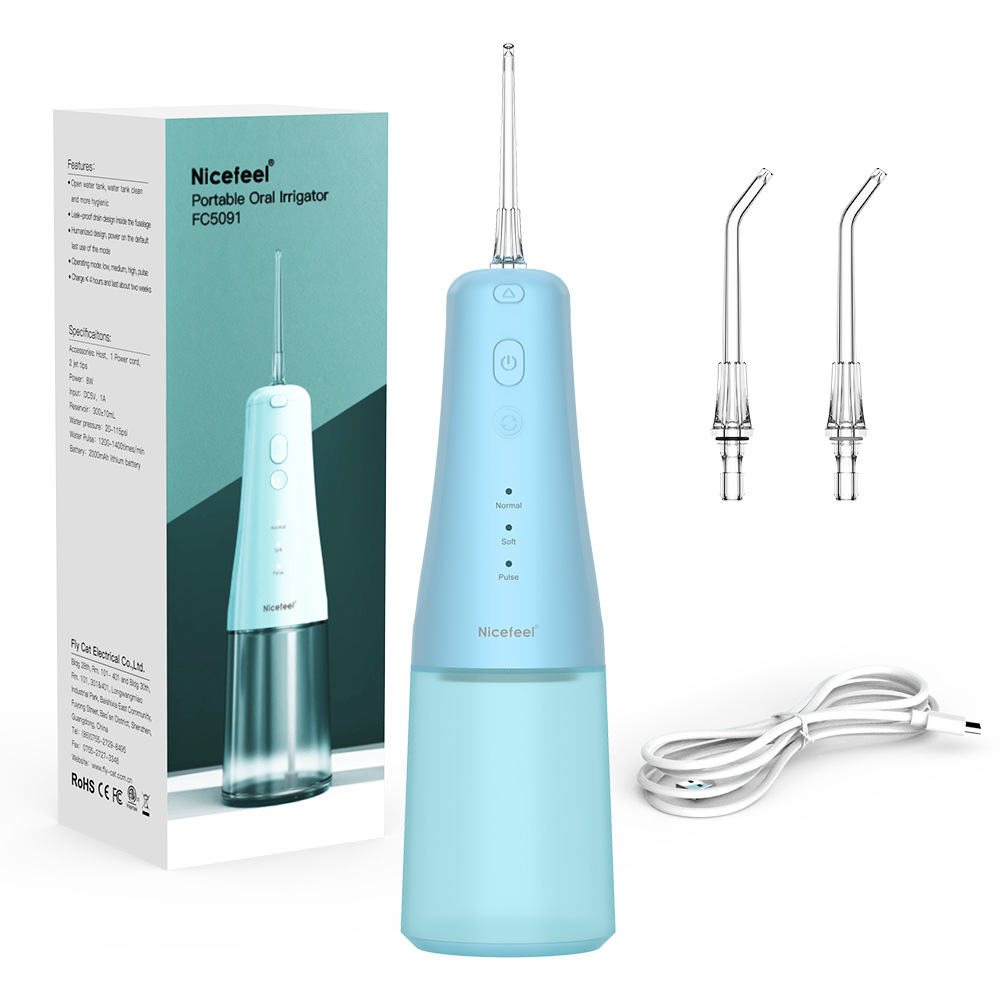 源头工厂定制强力电动便携冲牙器 家用洁牙仪通用便携式洗牙器