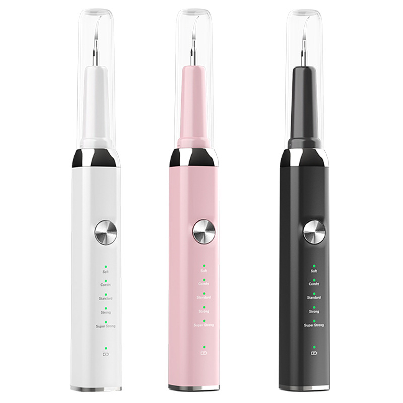 超声波洁牙器去除牙结石口腔清洁牙齿污垢电动洗牙器便携家用跨境