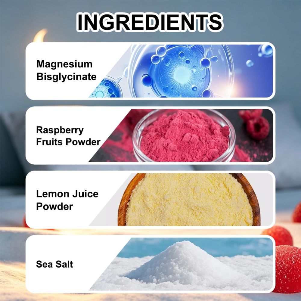 Export Bestseller Magnesium Bisglycinate Gummies 60 Pcs Source Factory