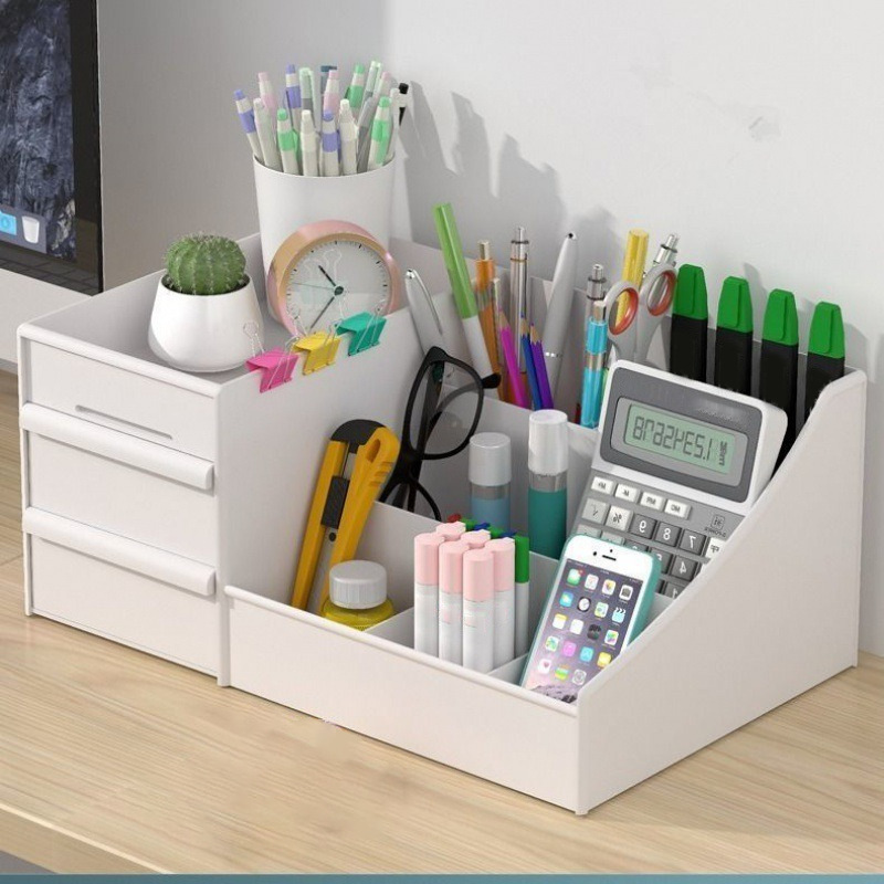 Schreibtisch-Aufbewahrungsbox Kosmetik-Aufbewahrungsbox Frisiertisch-Regal (FBA-kompatibel) Schlafsaal-Hautpflege-Organizer