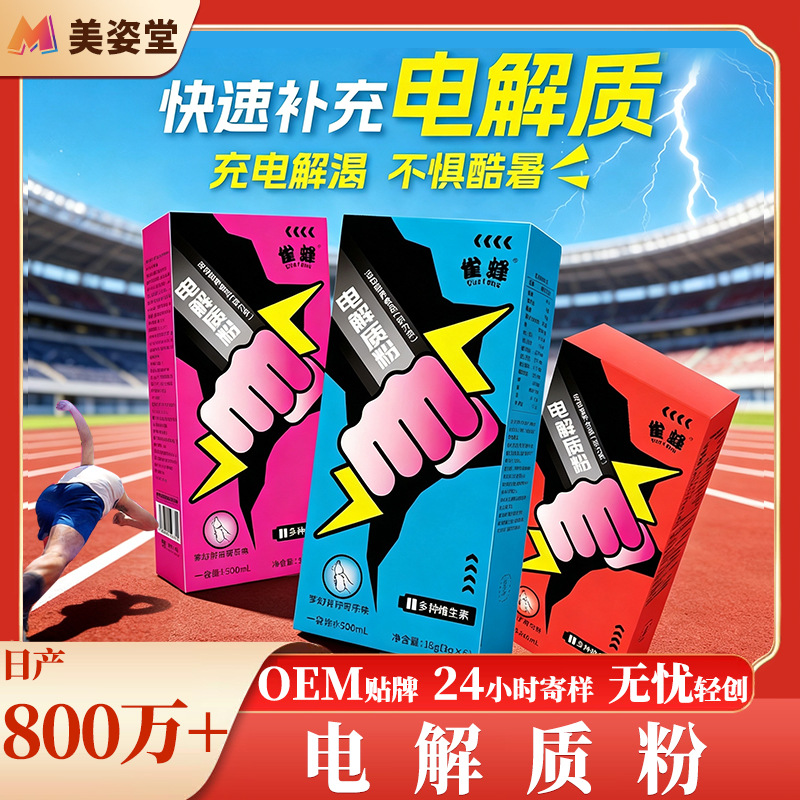 Electrolyte Powder with Vitamins and Minerals, Endurance Sports Supplement