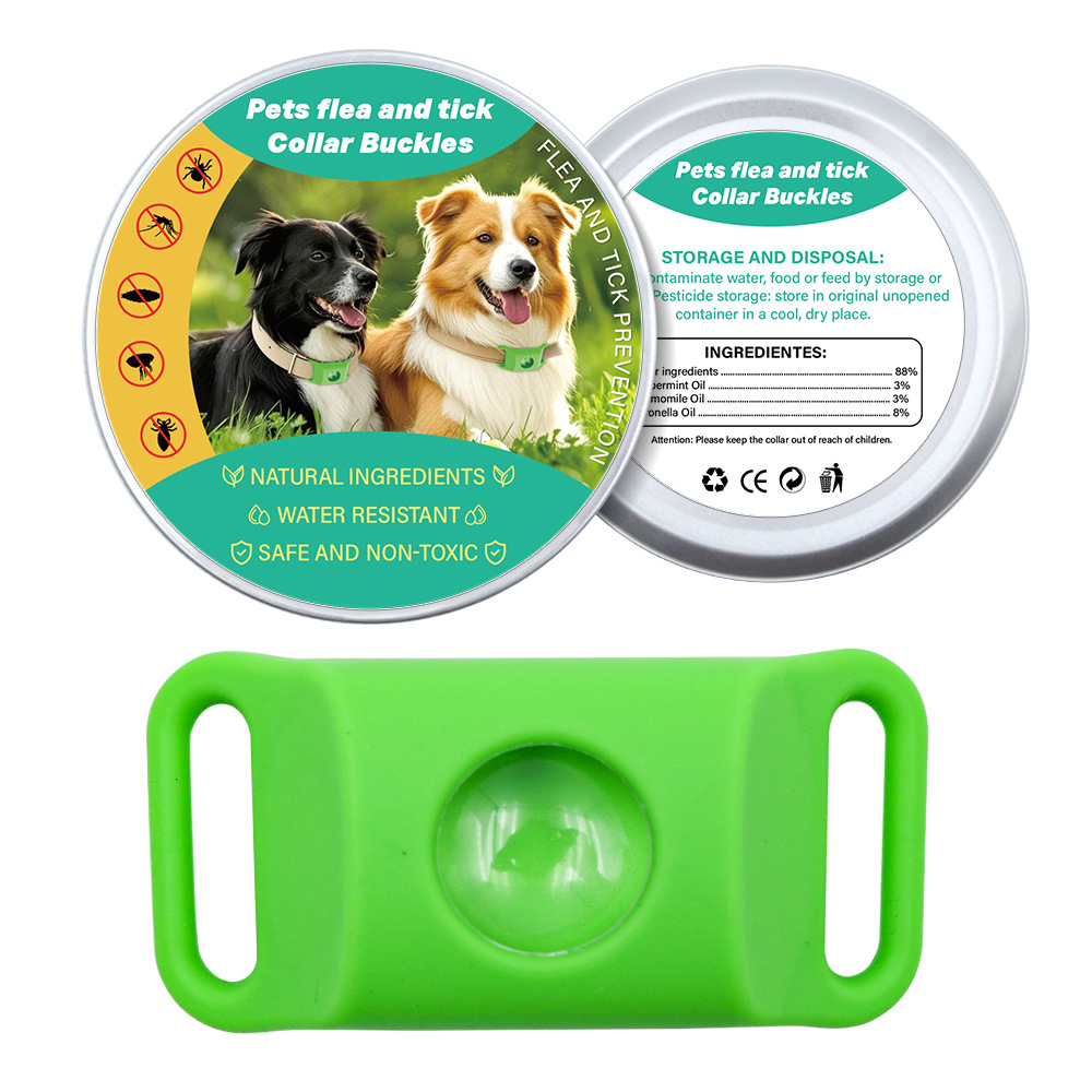 Amazon'un en çok satan evcil hayvan kovucu tokası, kediler ve köpekler için böcek önleyici toka, pire kovucu tasma, dış mekan sivrisinek önleyici tasma