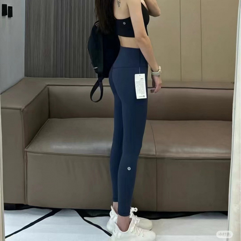 lulu瑜伽原标Align瑜伽裤九分裤小腿标高腰提臀收腹紧身裤女运动