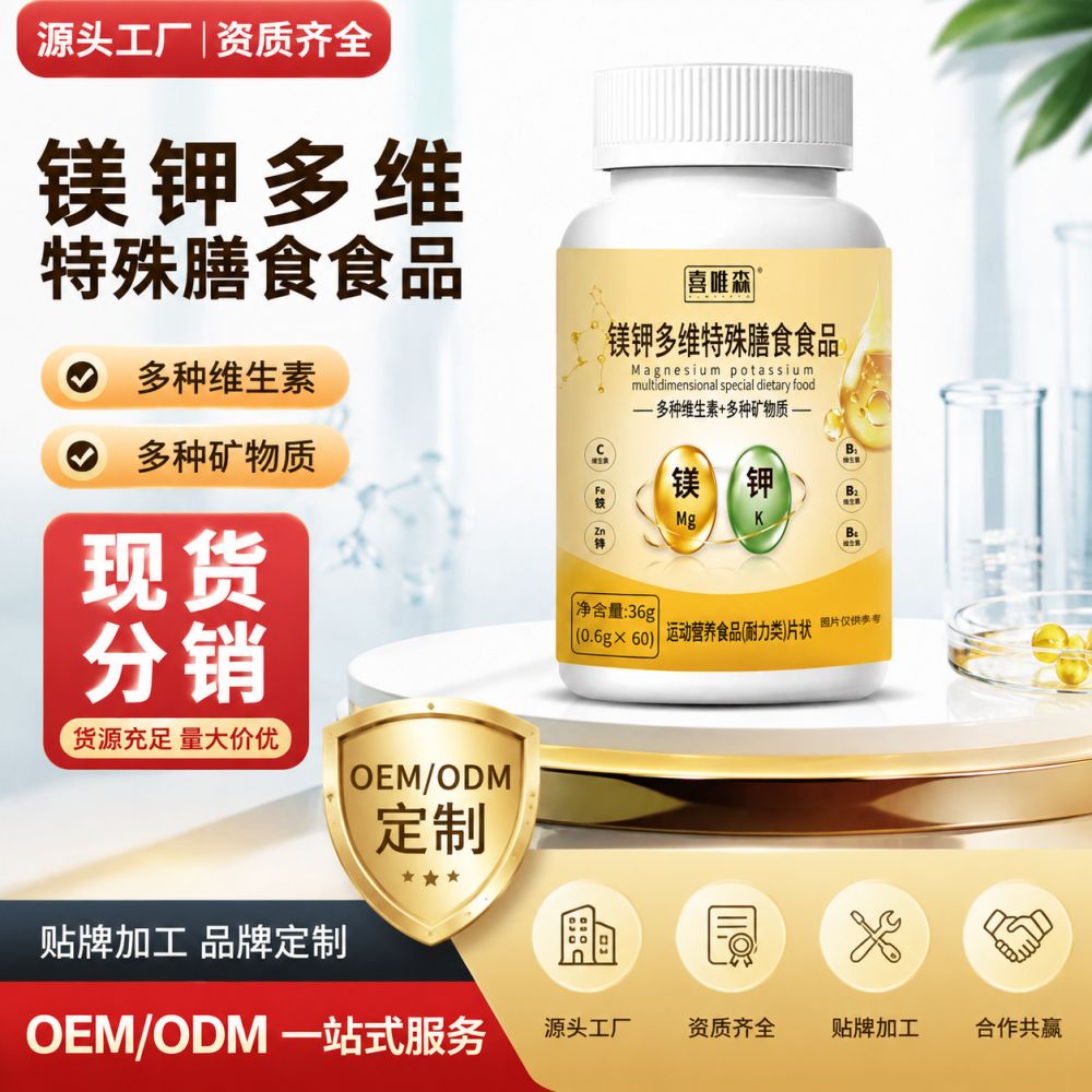 Magnesium-Kalium-Multivitamin-B-Komplex mit Vitamin C und Zink-Tabletten