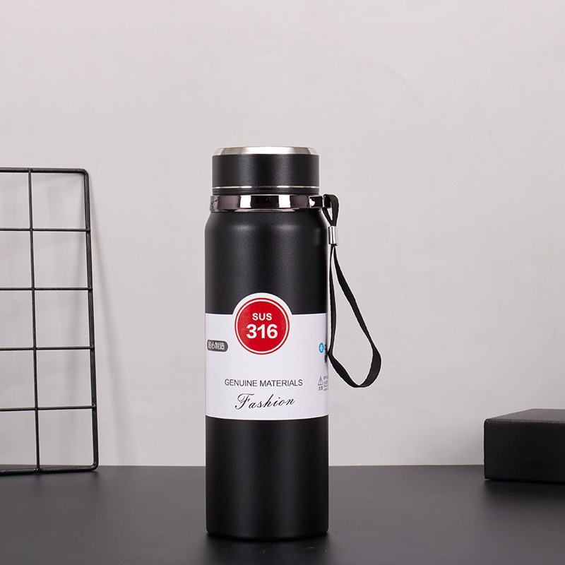 Stainless steel 316 thermos cup, large capacity tea and water separation tea cup, sports portable water heater, outdoor - 9