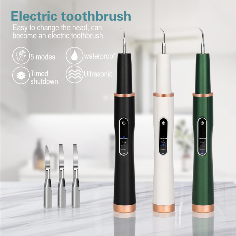 Household Ultrasonic Electric Teeth Cleaner, Whitening Water Flosser - 1