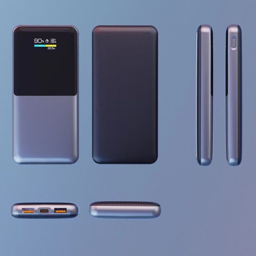 TFT Renkli Ekran Sayısal Hızlı Şarj DIY Taşınabilir Güç Kaynağı Kiti 1260110 Polimer Powerbank Kitleri Kasa