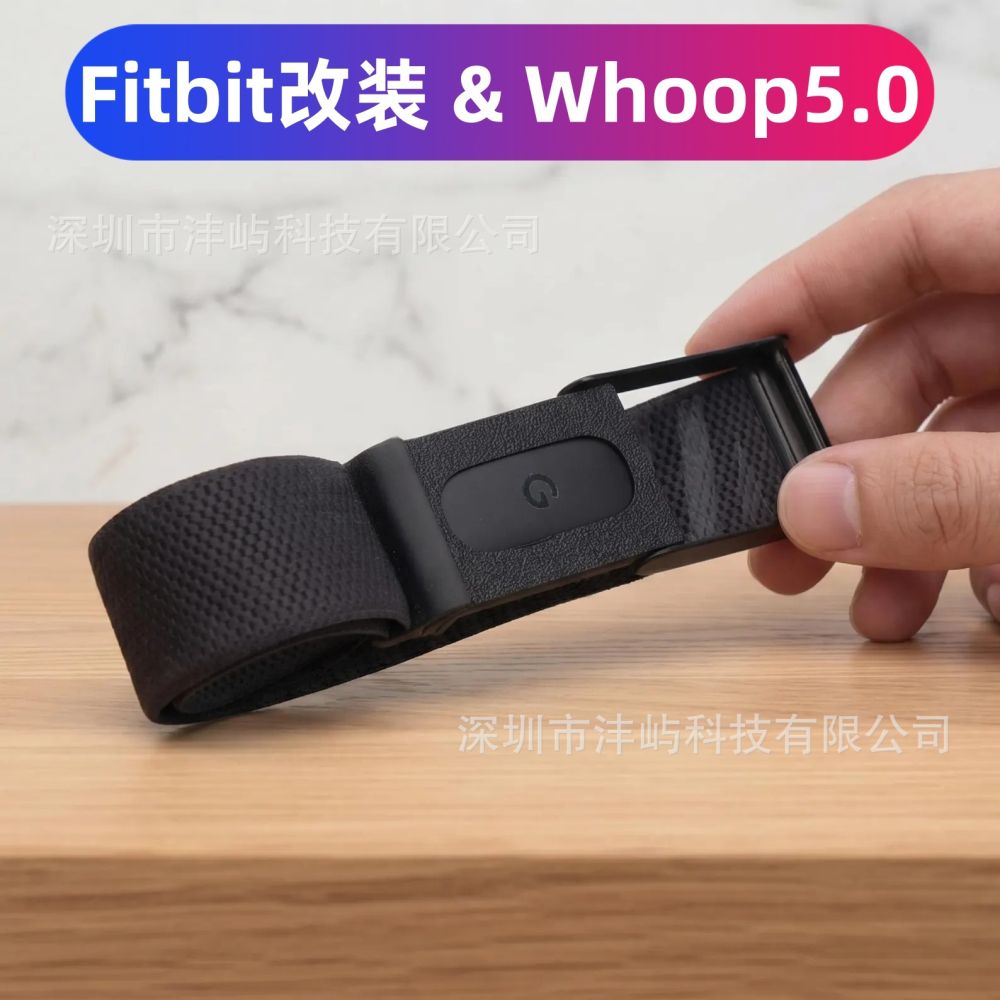 Nylon Printed Elastic Band for Google Fitbit Air, Whoop 5.0 Compatible