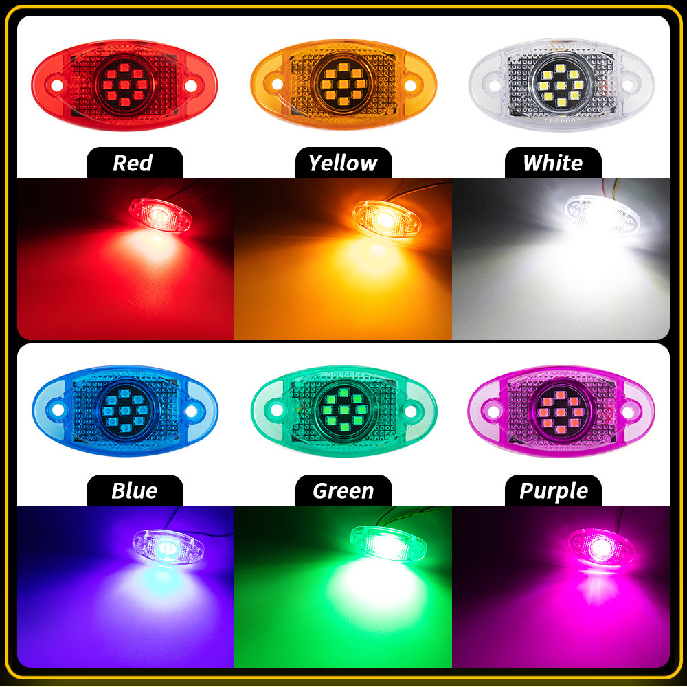 9-LED-Unterbodenleuchte für Motorrad und LKW, wasserdicht, 12V