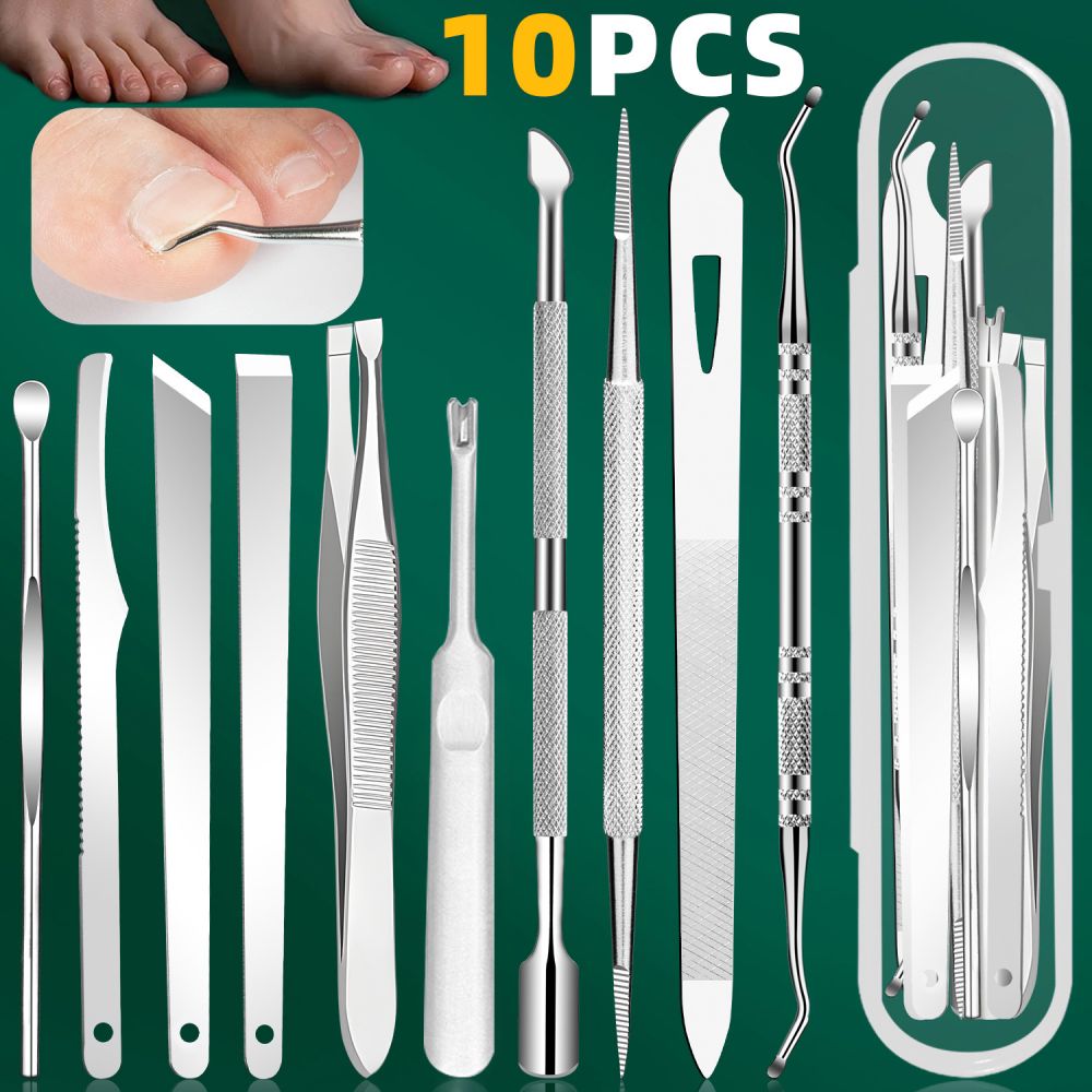 Edelstahl Maniküre Pediküre Set 10-teilig