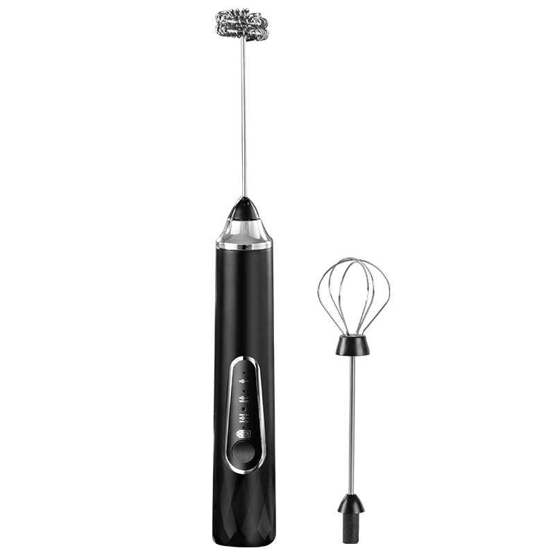 Electric Milk Frother Coffee Frother Household Cream Whipper Handheld Mini Stirring Rod Cordless Egg Beater - 6
