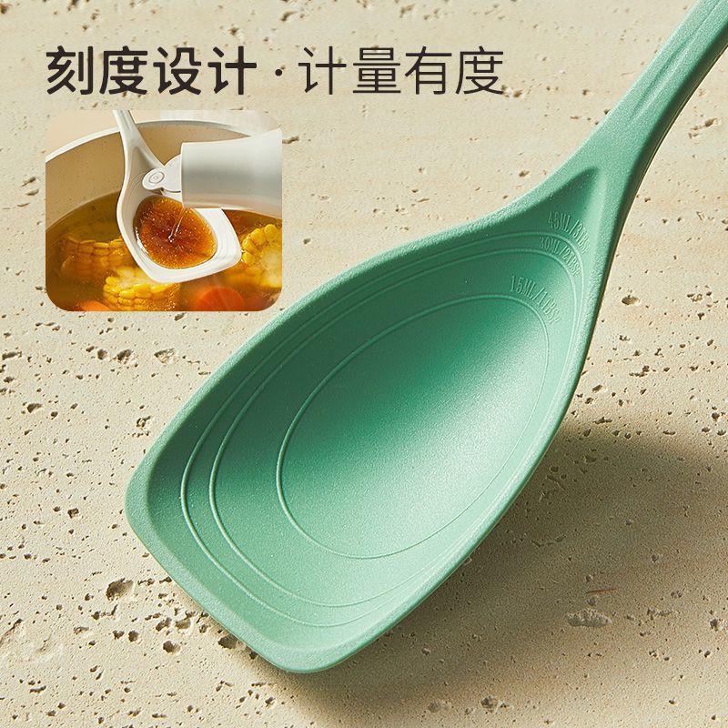 Çok fonksiyonlu silikon spatula, çorba kaşığı, mutfak günlük kullanım mutfak gıda takviyesi aracı, yapışmaz spatula, yüksek sıcaklığa dayanıklı mutfak eşyaları - 5