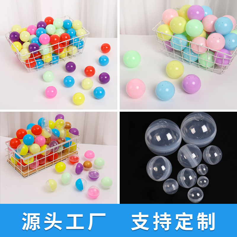 Transparent Plastic PP Gashapon Capsule for Gashapon Machines