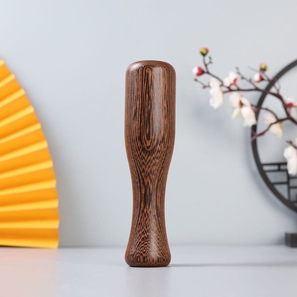 Hühnerflügel Holz Knoblauchpresse traditioneller Knoblauchzerkleinerer Haus Knoblauchstößel Knoblauchstößer Mörser Nussknacker - 3