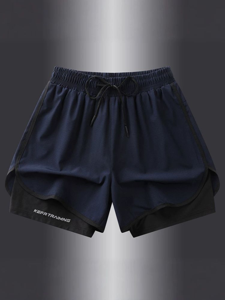 Herren-Sportshorts, Sommer, atmungsaktiv, schnelltrocknend, elastisch