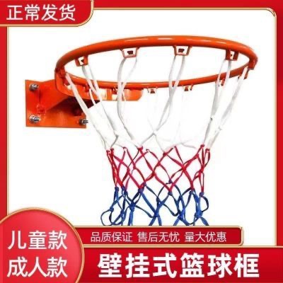 Wall-Mounted Basketball Hoop Stand for Adults and Children, Outdoor
