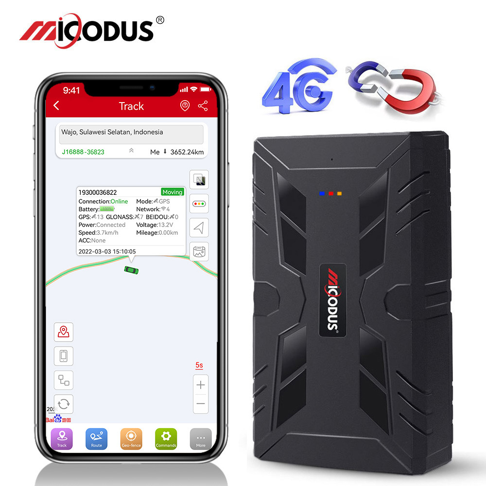 MiCODUS ML910G 4G Magnetic GPS Tracker, 10000 mAh, Anti-Theft