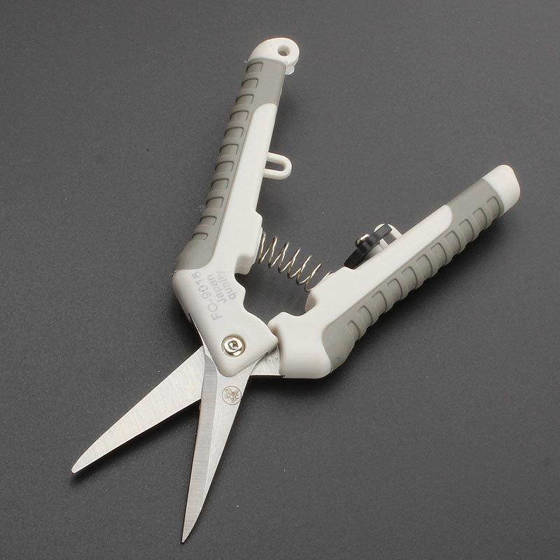 Fukuoka Tools FO-9016 Ножницы электрика и электроника 6 дюймов ручной работы, маленькие ножницы, тонкие алюминиевые ножницы для кожи, кухонные ножницы, садовые ножницы для срезания веток цветов
