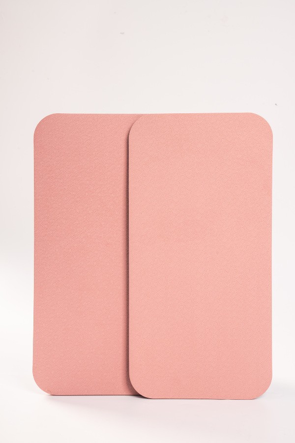 TPE-Yogamatte für Damen, verdickt und verbreitert mit Kniematte, flache Anfänger-Kniematte, Heim-Herren-Fitness-Bodenmatte, Großhandel - 8